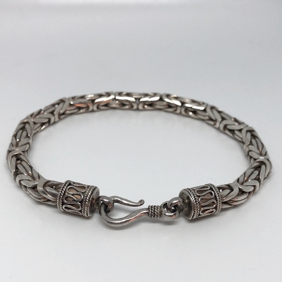 Other - Byzantine 925 sterling silver men's bracelet